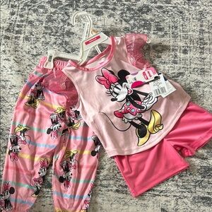 Disney Minnie Mouse Pink Kids Pajamas